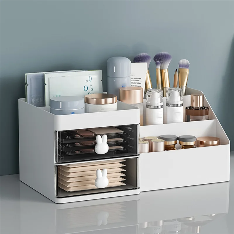 Practical-Large Capacity Desk Organizer - Desktop Storage Box With Drawer, Pen Holder, And Divided Compartments
Practical-Large Capacity Desk Organizer - Desktop Storage Box With Drawer, Pen Holder, And Divided Compartments