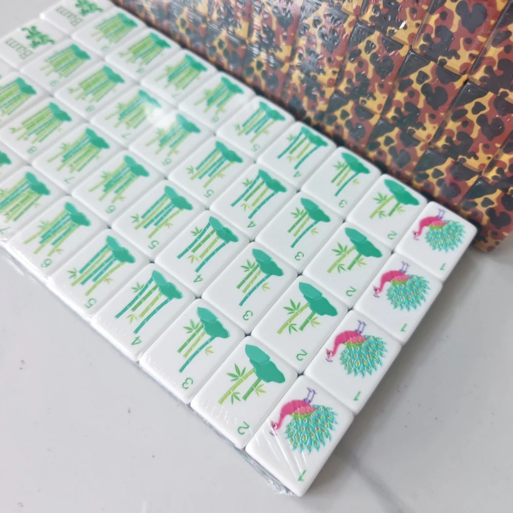 Leopard Print 4-Layer Acrylic Mahjong 160 Tiles Premium Engraved American Mahjong Set Waterproof Durable Portable Mah Jongg Gift
Leopard Print 4-Layer Acrylic Mahjong 160 Tiles Premium Engraved American Mahjong Set Waterproof Durable Portable Mah Jongg Gift
