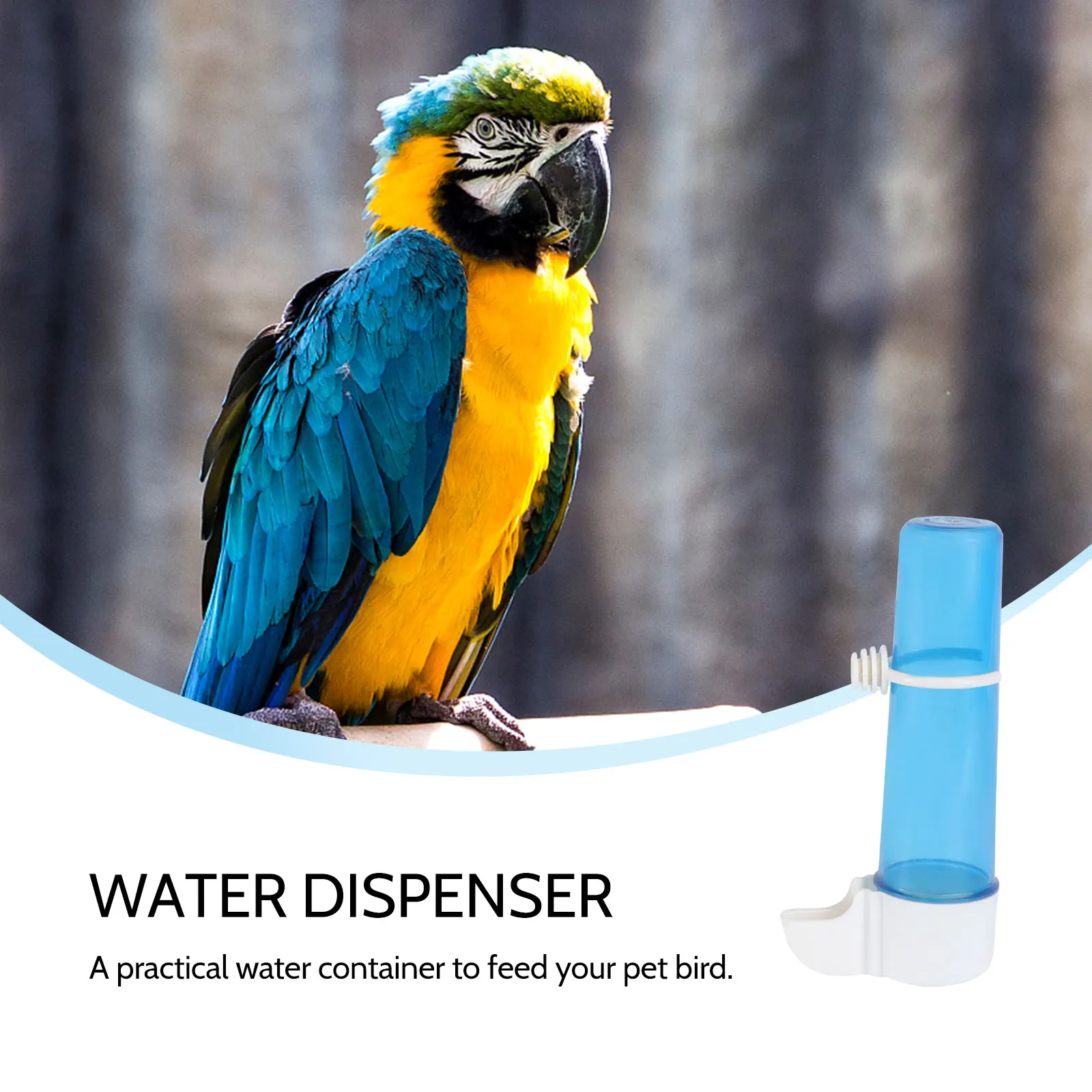 Automatic Bird Water Dispenser 125ML Durable Plastic Compact Size Feeding Utensils Water Container Tool Kitchen Facility
Automatic Bird Water Dispenser 125ML Durable Plastic Compact Size Feeding Utensils Water Container Tool Kitchen Facility