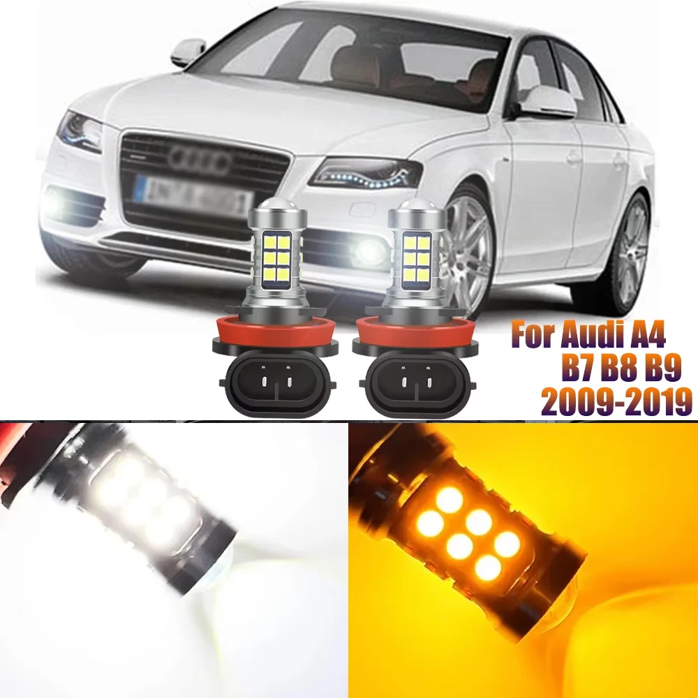 2pcs LED Lamp car Front Fog Light Bulb Accessories For Audi A4 B7 B8 B9 2009 2010 2011 2012 2013 2014 2015 2016 2017 2018 2019
2pcs LED Lamp car Front Fog Light Bulb Accessories For Audi A4 B7 B8 B9 2009 2010 2011 2012 2013 2014 2015 2016 2017 2018 2019