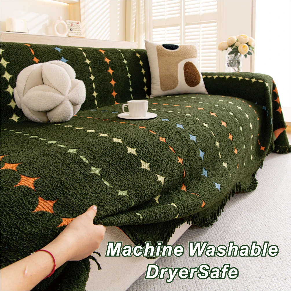 Star patterned tassel sofa towel in various sizes machine washable pet friendly sofa cover home sofa protective cover
Star patterned tassel sofa towel in various sizes machine washable pet friendly sofa cover home sofa protective cover