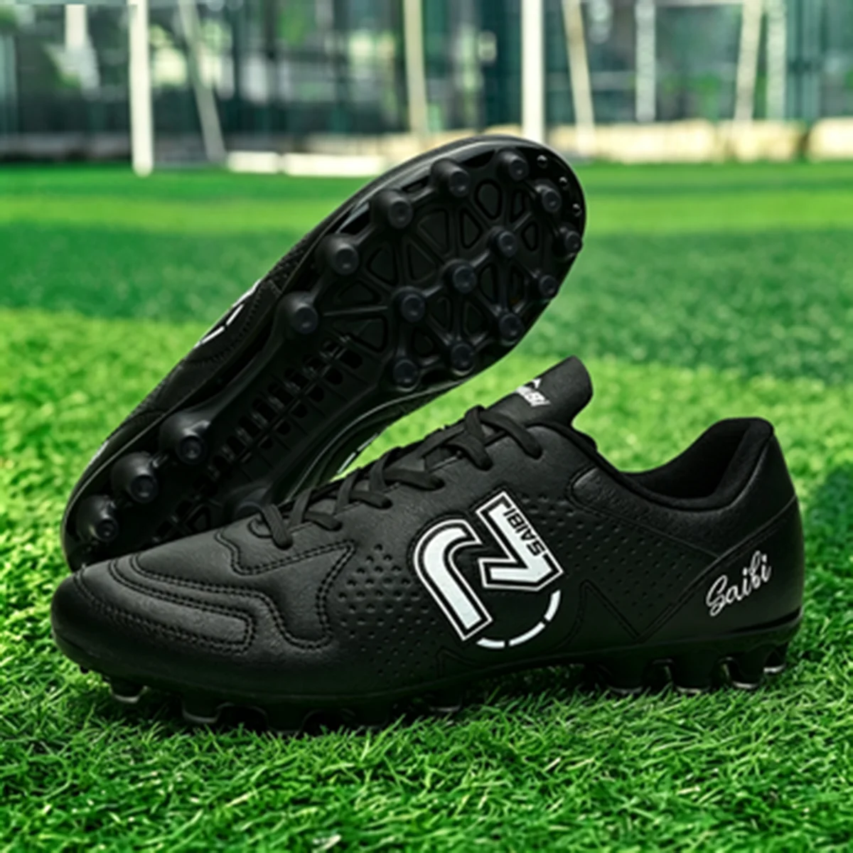 Unisex Adult AG FG Soccer Shoes PU Fabric Breathable Upper TPU Long Stud Anti-slip Wear Resistant Natural Grass Match Sneakers
Unisex Adult AG FG Soccer Shoes PU Fabric Breathable Upper TPU Long Stud Anti-slip Wear Resistant Natural Grass Match Sneakers