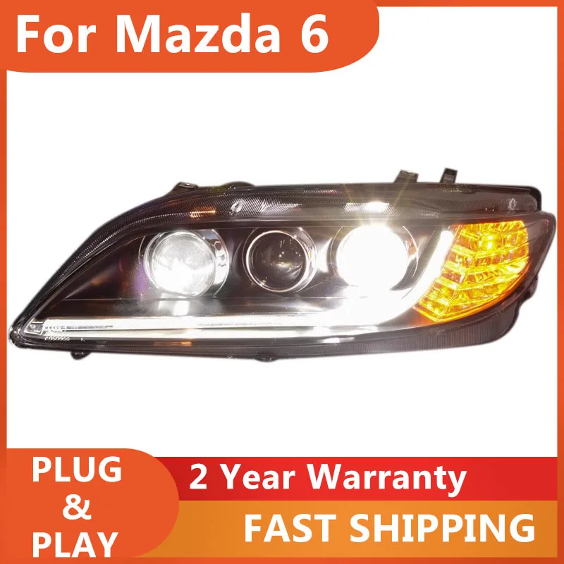 KOWELL Car Styling Head Lamp for Mazda 6 Headlights 2004 2009-2013 Mazda6 Head Light DRL Turn Signal Low High Beam Projector Len
KOWELL Car Styling Head Lamp for Mazda 6 Headlights 2004 2009-2013 Mazda6 Head Light DRL Turn Signal Low High Beam Projector Len