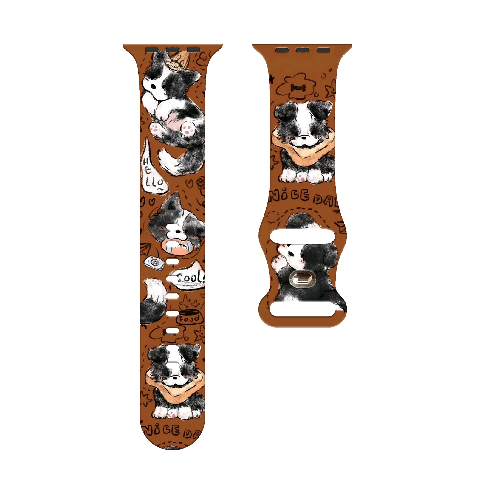 Cute Funny Animals Printed Strap for Apple Watch 11 10 9 8 Silicone Band Replaceable Bracelet for iWatch 46/44/42/41mm Watchband
Cute Funny Animals Printed Strap for Apple Watch 11 10 9 8 Silicone Band Replaceable Bracelet for iWatch 46/44/42/41mm Watchband