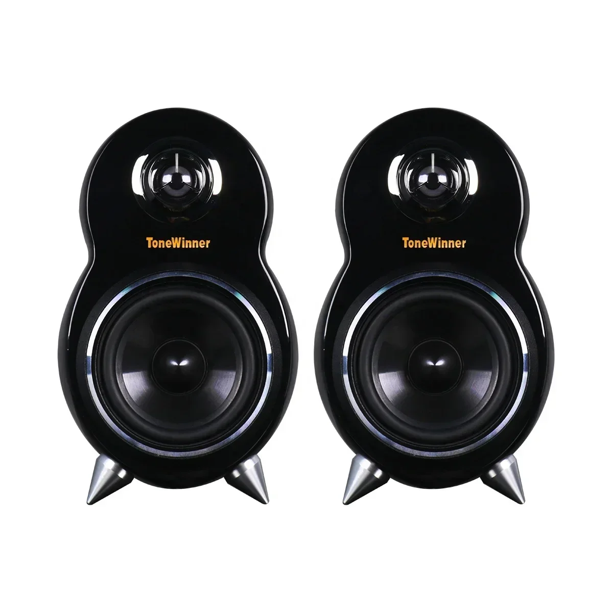 Wooden bookshelf speaker on the top of desk black fashion design desktop speaker computer mini speaker
Wooden bookshelf speaker on the top of desk black fashion design desktop speaker computer mini speaker