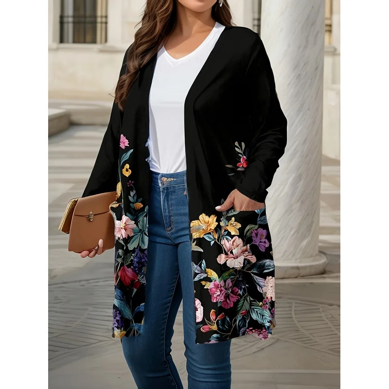 Sun Protection Knitted Cardigan Open-Shirt Style Large Size Women's Outerwear Fashionable Casual Style for plus Size Ladies
Sun Protection Knitted Cardigan Open-Shirt Style Large Size Women's Outerwear Fashionable Casual Style for plus Size Ladies
