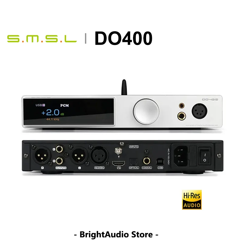 Сбалансированный аудиодекодер SMSL DO400, DAC усилитель наушников ES9039MSPRO, электронная микросхема, мощность наушников Bluetooth 5,1
Сбалансированный аудиодекодер SMSL DO400, DAC усилитель наушников ES9039MSPRO, электронная микросхема, мощность наушников Bluetooth 5,1