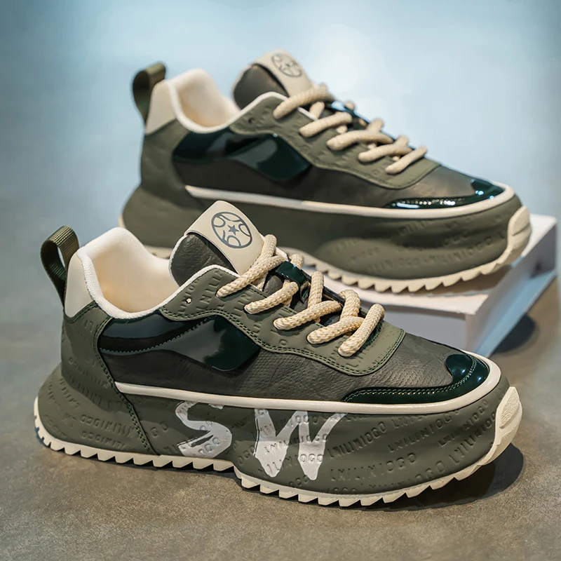 Мужская обувь, весна-осень 2024, новая дышащая сумка на подошве, простая повседневная обувь, увеличивающая рост, универсальная модная спортивная обувь
Мужская обувь, весна-осень 2024, новая дышащая сумка на подошве, простая повседневная обувь, увеличивающая рост, универсальная модная спортивная обувь