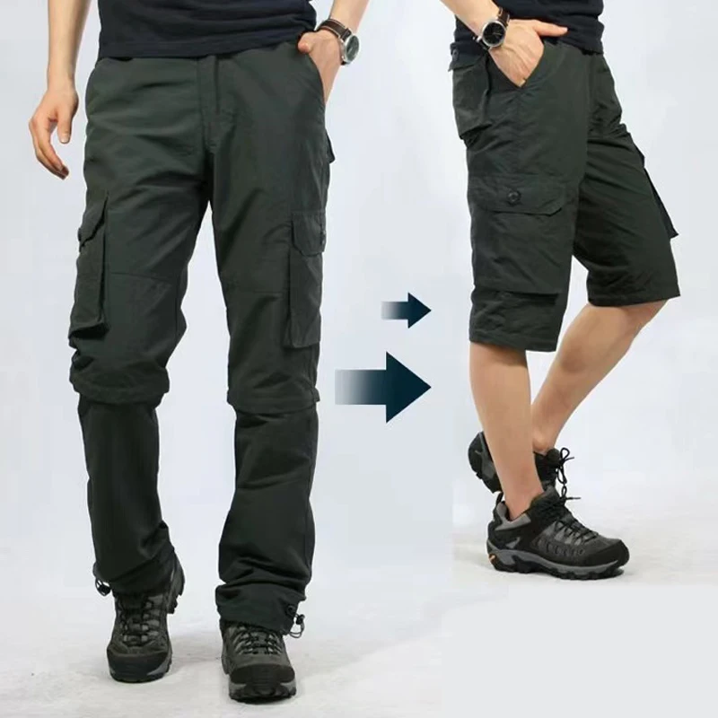 Men's Summer Thin Elastic Detachable Pants Fishing Camping Hiking Trekking Climbing Cycling Gym Sports Run Quick Dry Trousers
Men's Summer Thin Elastic Detachable Pants Fishing Camping Hiking Trekking Climbing Cycling Gym Sports Run Quick Dry Trousers