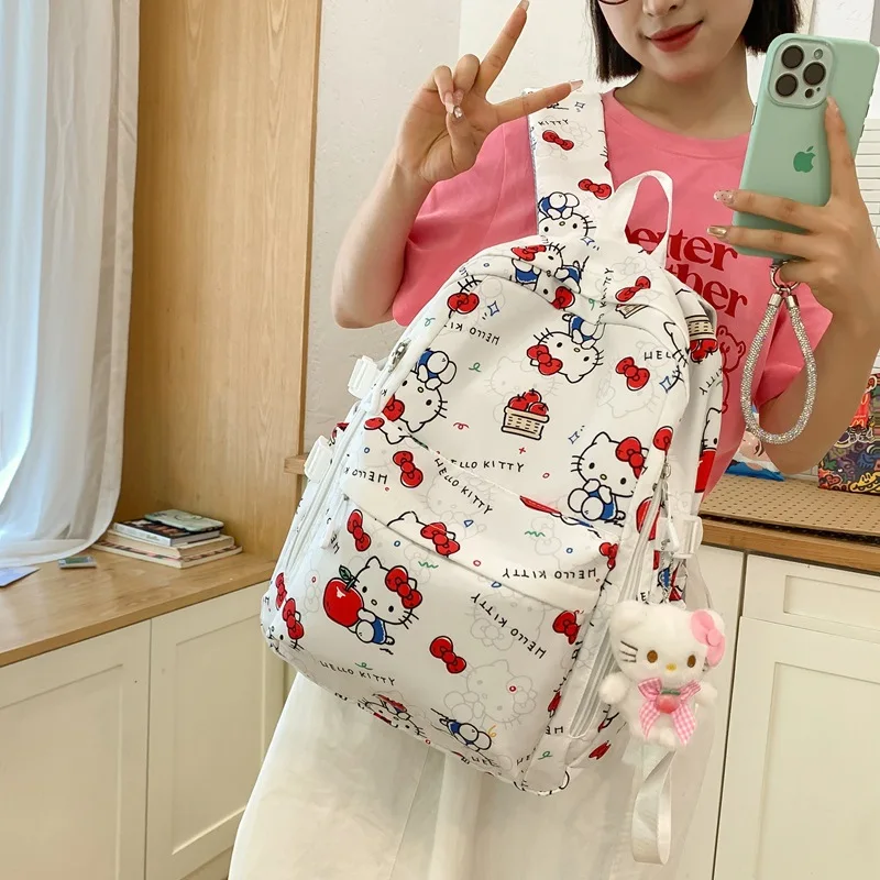 Новинка Sanrio мультфильм My Melody Hello Kitty Рюкзак Kawaii Печать Портативный большой емкости студенческий рюкзак для мужчин и женщин подарок
Новинка Sanrio мультфильм My Melody Hello Kitty Рюкзак Kawaii Печать Портативный большой емкости студенческий рюкзак для мужчин и женщин подарок