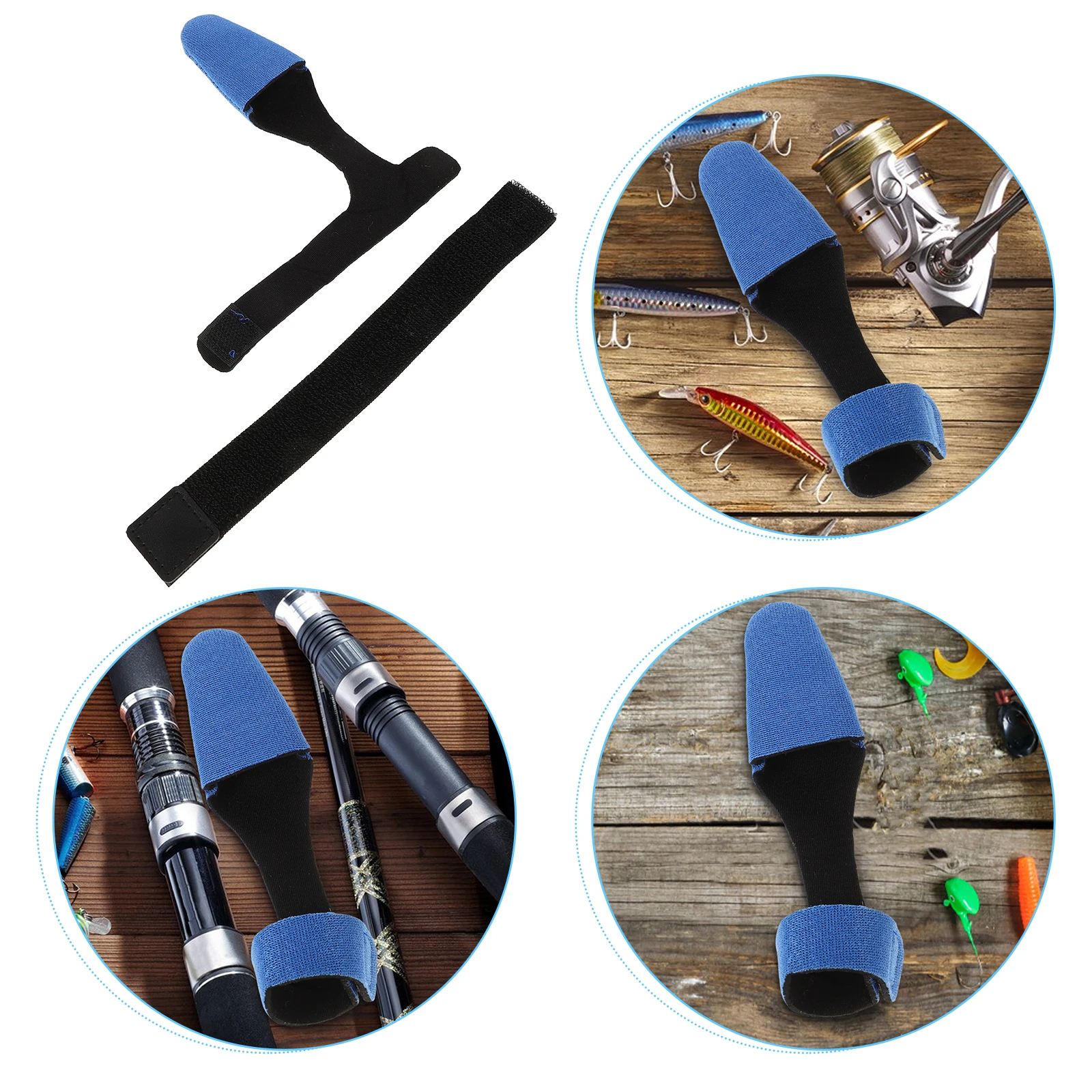1PC Fishing Rod Cap Protective Cover High Elasticity Polyester Rod Straps Covers Socks Ties Durable Daily Lure Rock Boat
1PC Fishing Rod Cap Protective Cover High Elasticity Polyester Rod Straps Covers Socks Ties Durable Daily Lure Rock Boat