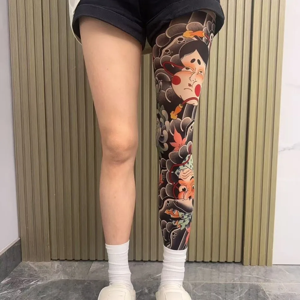 1pc Wave Japanese Style Tattoo Socks Breathable Thin Men Sun-proof Socks Elastic UV Protection Full Leg Socking Outdoor
1pc Wave Japanese Style Tattoo Socks Breathable Thin Men Sun-proof Socks Elastic UV Protection Full Leg Socking Outdoor