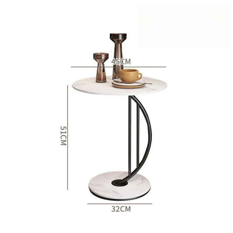 Light luxury rock slab small round table creative small apartment coffee table bedroom bedside corner table modern simple sofa e
Light luxury rock slab small round table creative small apartment coffee table bedroom bedside corner table modern simple sofa e