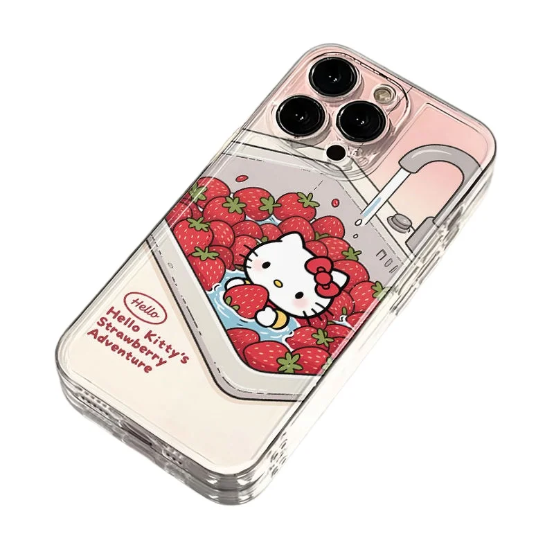 Kawaii Sanrio Hello Kitty Transparent Drop Protection iPhone16 Protector Fashion New Cartoon Strawberry iPhone15 Case iPhone 12
Kawaii Sanrio Hello Kitty Transparent Drop Protection iPhone16 Protector Fashion New Cartoon Strawberry iPhone15 Case iPhone 12