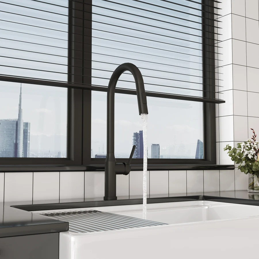 Bothwa Home 18.83" CUPC Certified Pull-down Kitchen Faucet Matt Black Finish
Bothwa Home 18.83" CUPC Certified Pull-down Kitchen Faucet Matt Black Finish
