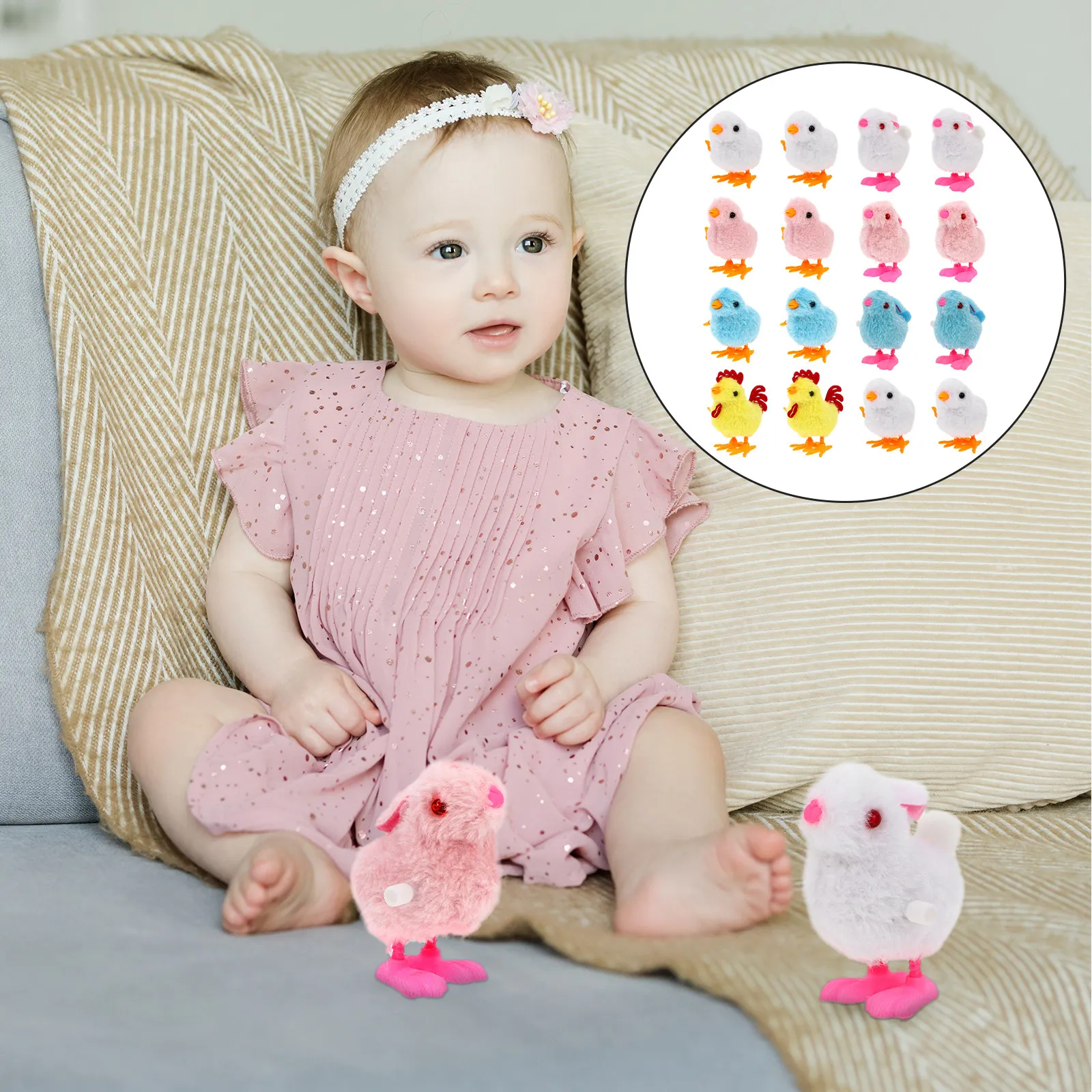 16Pcs Funny Wind-Up Easter Chickens Rabbits Manual Clockwork Children Birthday Gifts Kids Coordination Imagination Play
16Pcs Funny Wind-Up Easter Chickens Rabbits Manual Clockwork Children Birthday Gifts Kids Coordination Imagination Play