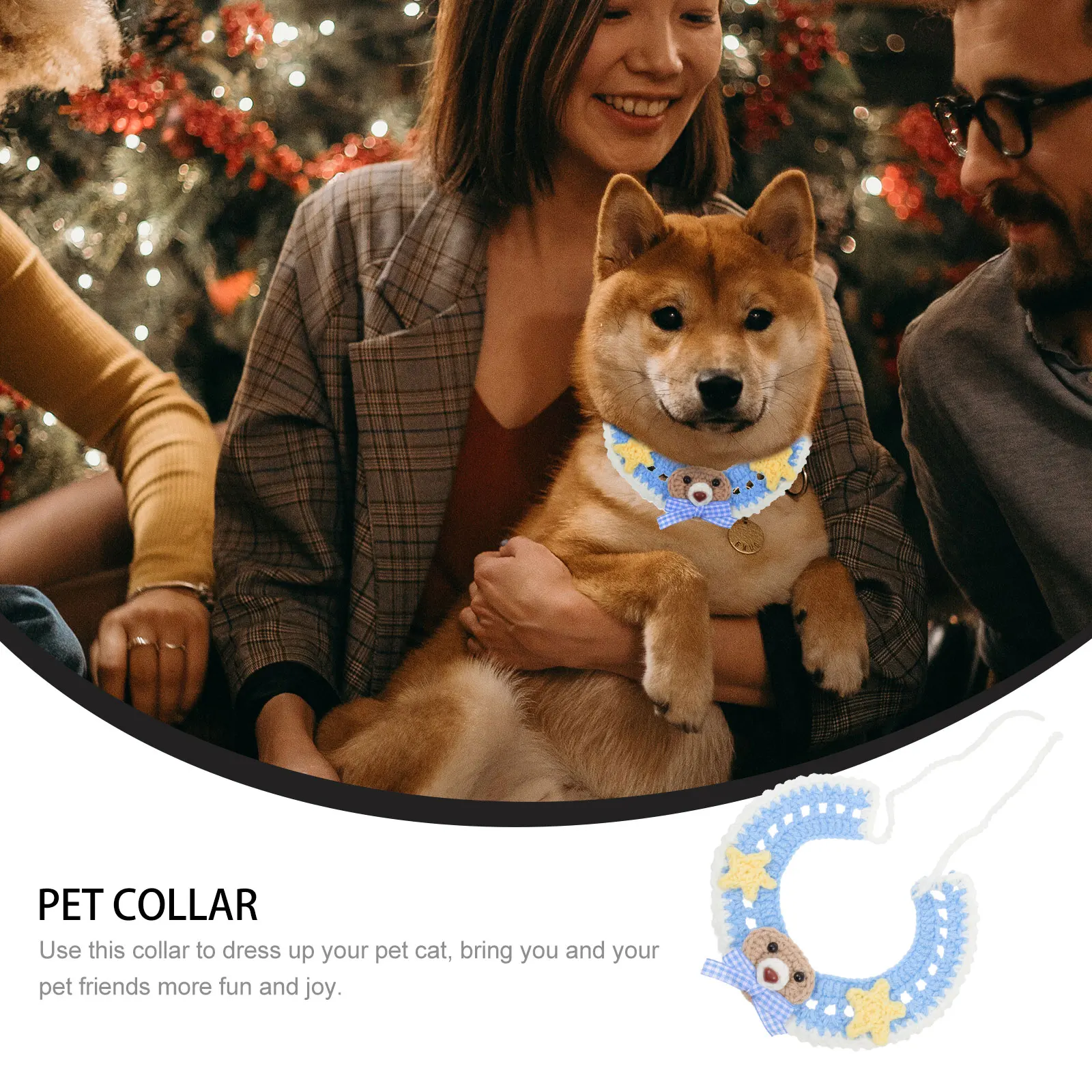 1pc Adjustable Cat Collar Small Bear Blue Pattern Knitted Woolen Yarn Decorative Pet Neckwear For Kitten Fashion Accessory Soft
1pc Adjustable Cat Collar Small Bear Blue Pattern Knitted Woolen Yarn Decorative Pet Neckwear For Kitten Fashion Accessory Soft