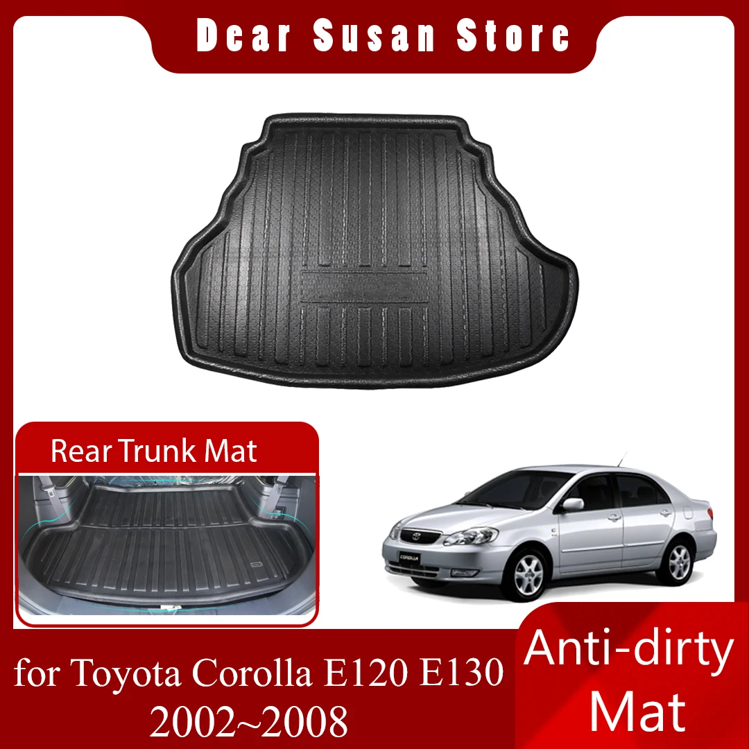Коврик для багажника автомобиля для Toyota Corolla E120 E130 2002 ~ 2008 2003 2004, 2005 2006 2007 водонепроницаемый напольный коврик, Накладка для ботинка, аксессуары для карга
Коврик для багажника автомобиля для Toyota Corolla E120 E130 2002 ~ 2008 2003 2004, 2005 2006 2007 водонепроницаемый напольный коврик, Накладка для ботинка, аксессуары для карга