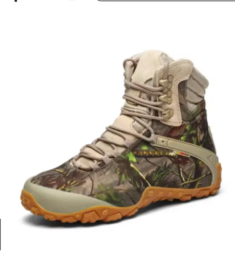 Genuine Leather Mountaineering Shoes Women's Waterproof Anti-slip Camouflage Outdoor Hiking Shoes Men's High-top Cowhide Female
Genuine Leather Mountaineering Shoes Women's Waterproof Anti-slip Camouflage Outdoor Hiking Shoes Men's High-top Cowhide Female