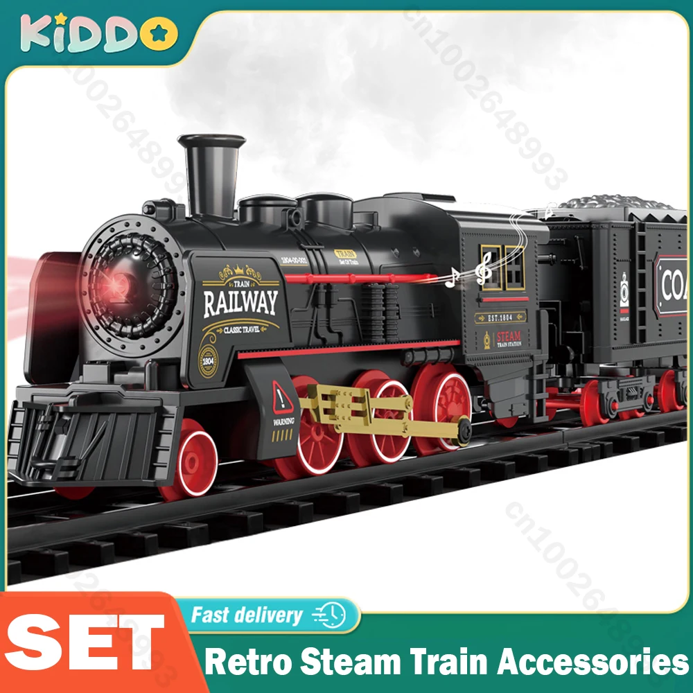 Classical Railway Locomotive Retro Steam Train Accessories Rail Parking Lot Electric Train Track Children Toys for Boy Gifts
Classical Railway Locomotive Retro Steam Train Accessories Rail Parking Lot Electric Train Track Children Toys for Boy Gifts