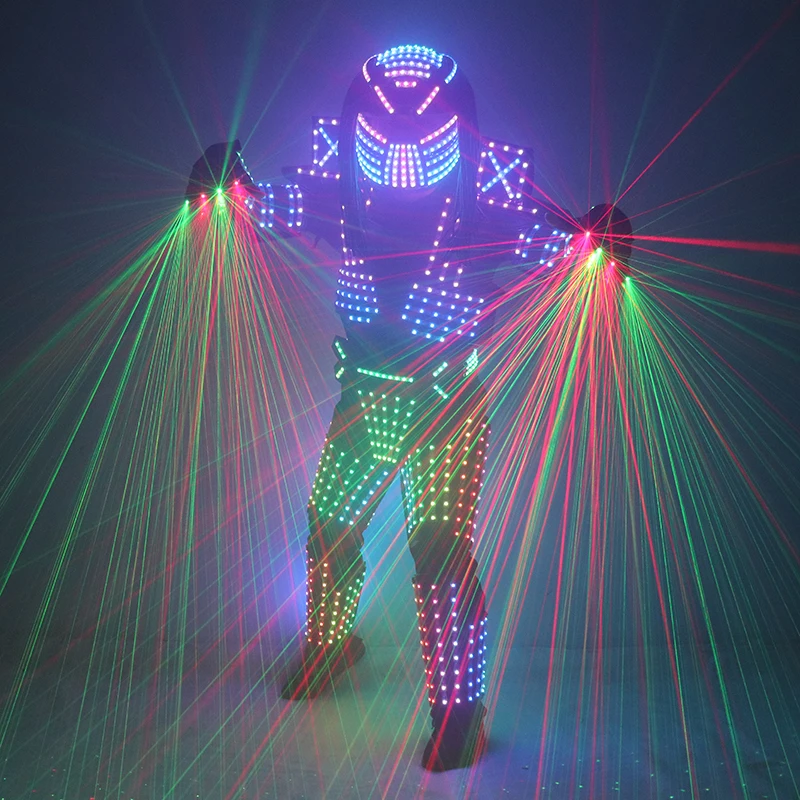 Full Color Pixel LED Robot Suit Stage Dance Costume Traje RGB Lights Luminous outfit Team Wears Cosplay Dress Vest Disco
Full Color Pixel LED Robot Suit Stage Dance Costume Traje RGB Lights Luminous outfit Team Wears Cosplay Dress Vest Disco