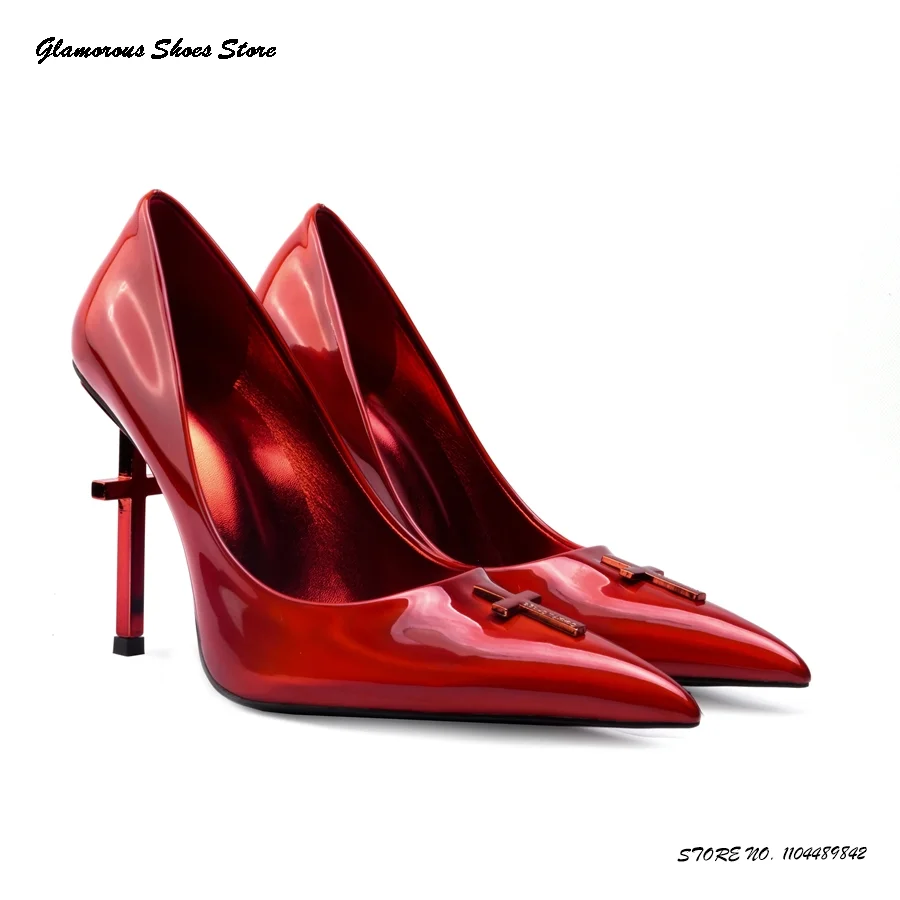 2025 Sexy Red Wedding Shoes Elegant Cross Strange Style High Heel Pumps Fashion Street Style Pointed Toe Shallow Pull On Pumps
2025 Sexy Red Wedding Shoes Elegant Cross Strange Style High Heel Pumps Fashion Street Style Pointed Toe Shallow Pull On Pumps
