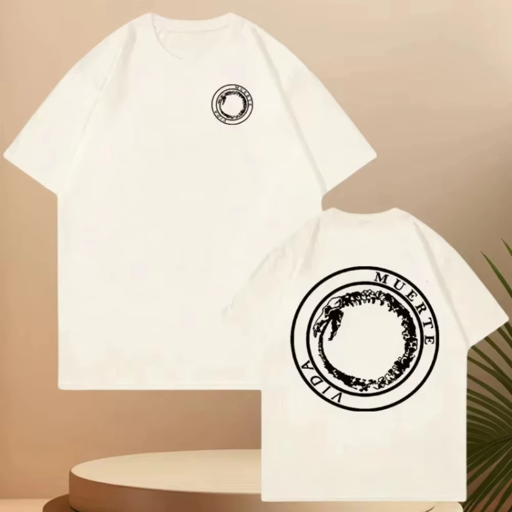 2025 Latest Graphic Printed T-shirt Loose Large Size Retro Fashion Short Sleeve Women's High-quality Pure Cotton T-shirt
2025 Latest Graphic Printed T-shirt Loose Large Size Retro Fashion Short Sleeve Women's High-quality Pure Cotton T-shirt