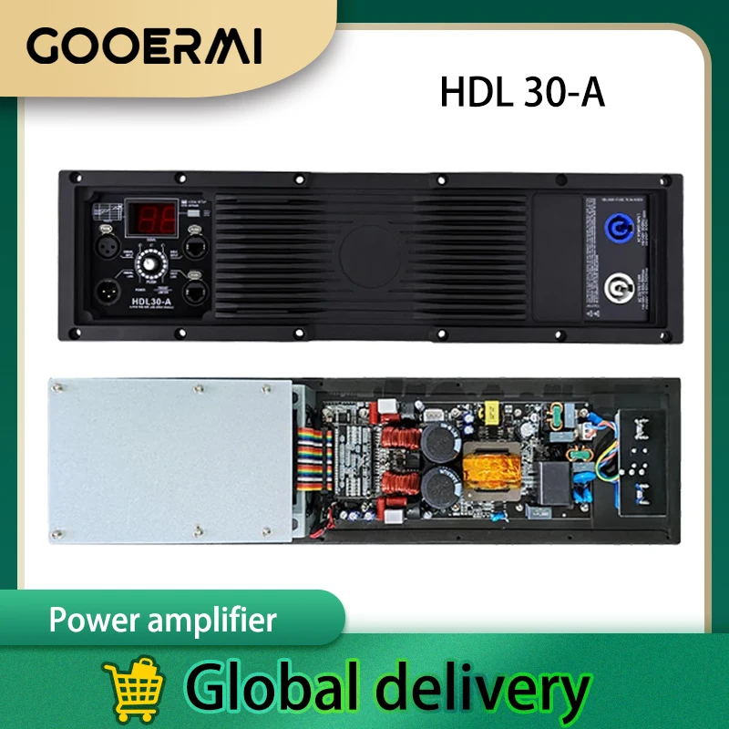 Модуль цифрового усилителя класса D Gooermi HDL30-A DSP для линейных массивов, металлический аудиоусилитель для сцены
Модуль цифрового усилителя класса D Gooermi HDL30-A DSP для линейных массивов, металлический аудиоусилитель для сцены