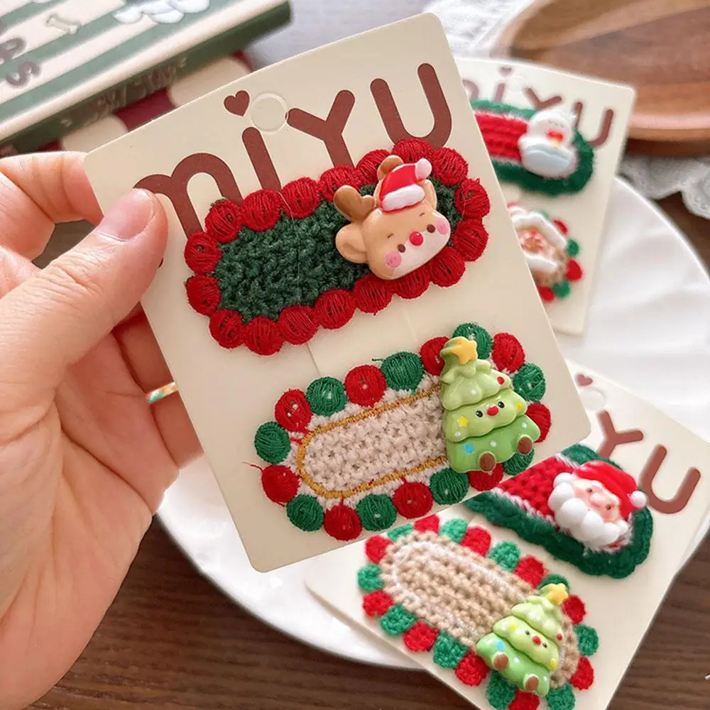 Рождественские вязаные заколки для волос для взрослых и детей, милые заколки для волос с рисунком Санта-оленя по бокам, заколки для мытья макияжа, покупок, ежедневные заколки для волос
Рождественские вязаные заколки для волос для взрослых и детей, милые заколки для волос с рисунком Санта-оленя по бокам, заколки для мытья макияжа, покупок, ежедневные заколки для волос