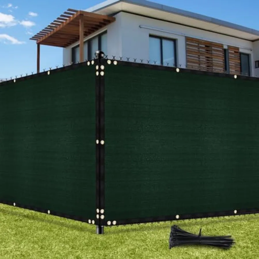 Fence Privacy Screen 4ft x 50ft Green, Heavy Duty 170GSM 90% Visibility Blockage, UV Resistant Outdoor HDPE Fence Covering Wind
Fence Privacy Screen 4ft x 50ft Green, Heavy Duty 170GSM 90% Visibility Blockage, UV Resistant Outdoor HDPE Fence Covering Wind