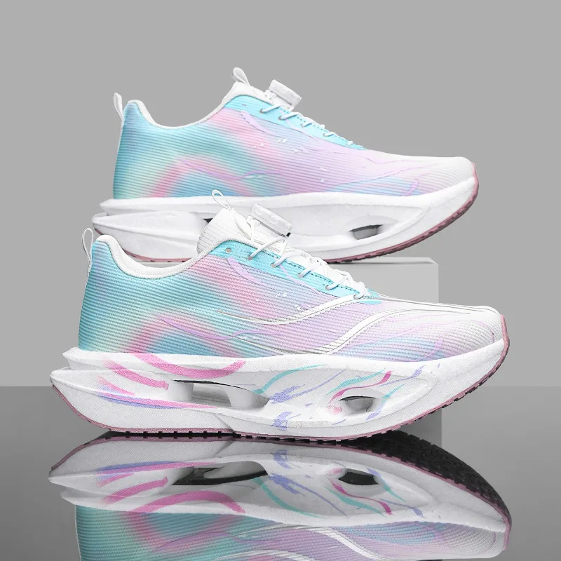 Unisex new rotating button running shoes hollow shock absorption popcorn rebound racing carbon board shoes cool mesh shoes
Unisex new rotating button running shoes hollow shock absorption popcorn rebound racing carbon board shoes cool mesh shoes