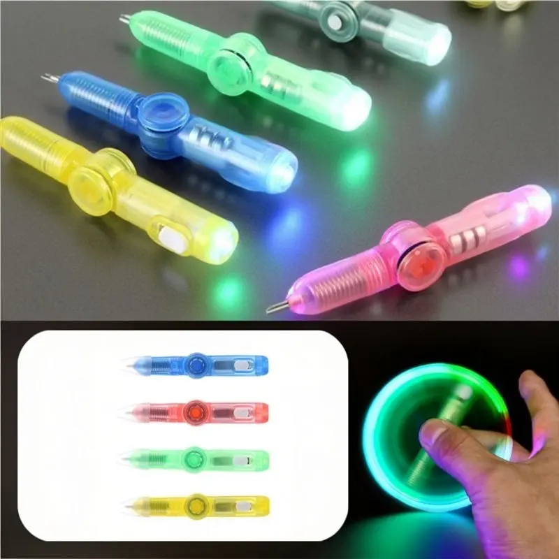 Креативная ручка-гироскоп с блестками, светящаяся LED-ручка, вращающаяся антистресс-игрушка для детей, сувениры для вечеринок
Креативная ручка-гироскоп с блестками, светящаяся LED-ручка, вращающаяся антистресс-игрушка для детей, сувениры для вечеринок