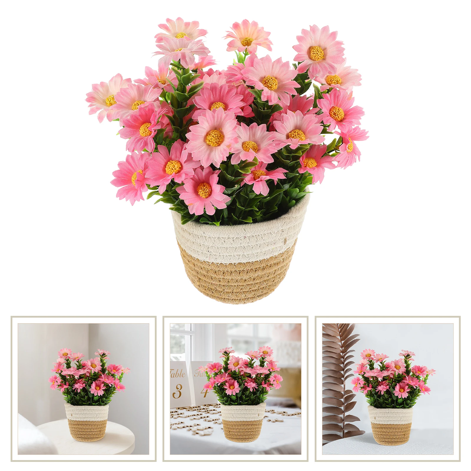 Woven Flower Basket Artificial Potted Plants Lifelike Fake Green Plants For Home Office Decor Desktop Ornament
Woven Flower Basket Artificial Potted Plants Lifelike Fake Green Plants For Home Office Decor Desktop Ornament