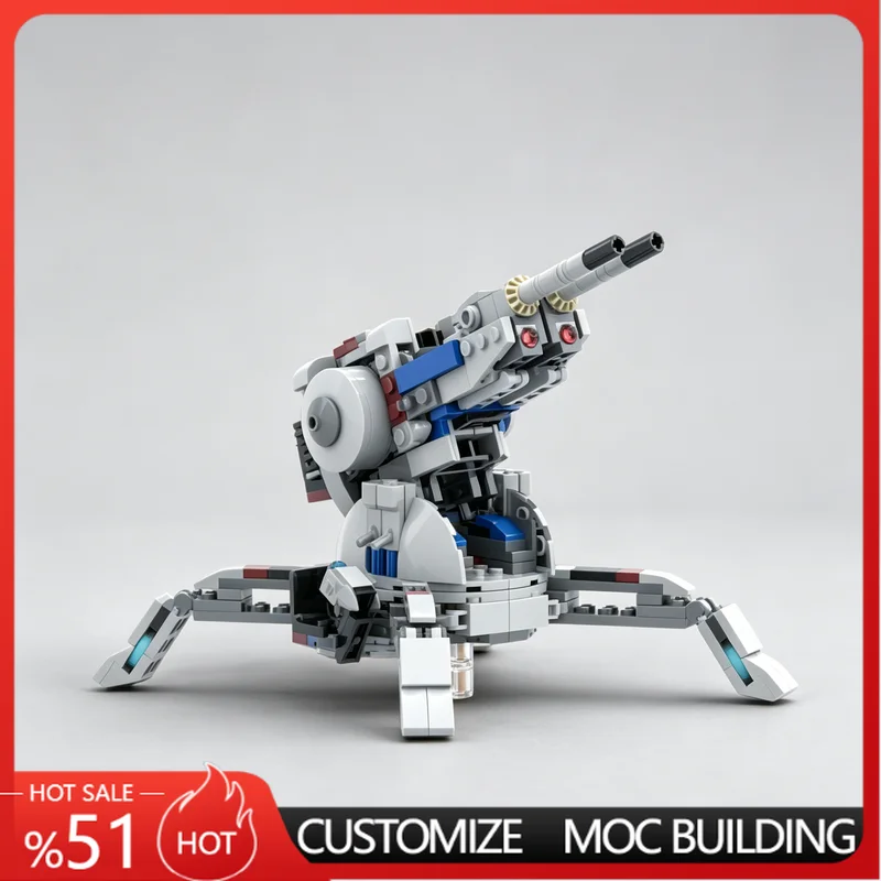 324 PCS Sci-Fi Heavy Cannon Building Blocks MOC Model Creative Assembly Toy Educational Home Decoration Birthday Gifts For funs
324 PCS Sci-Fi Heavy Cannon Building Blocks MOC Model Creative Assembly Toy Educational Home Decoration Birthday Gifts For funs