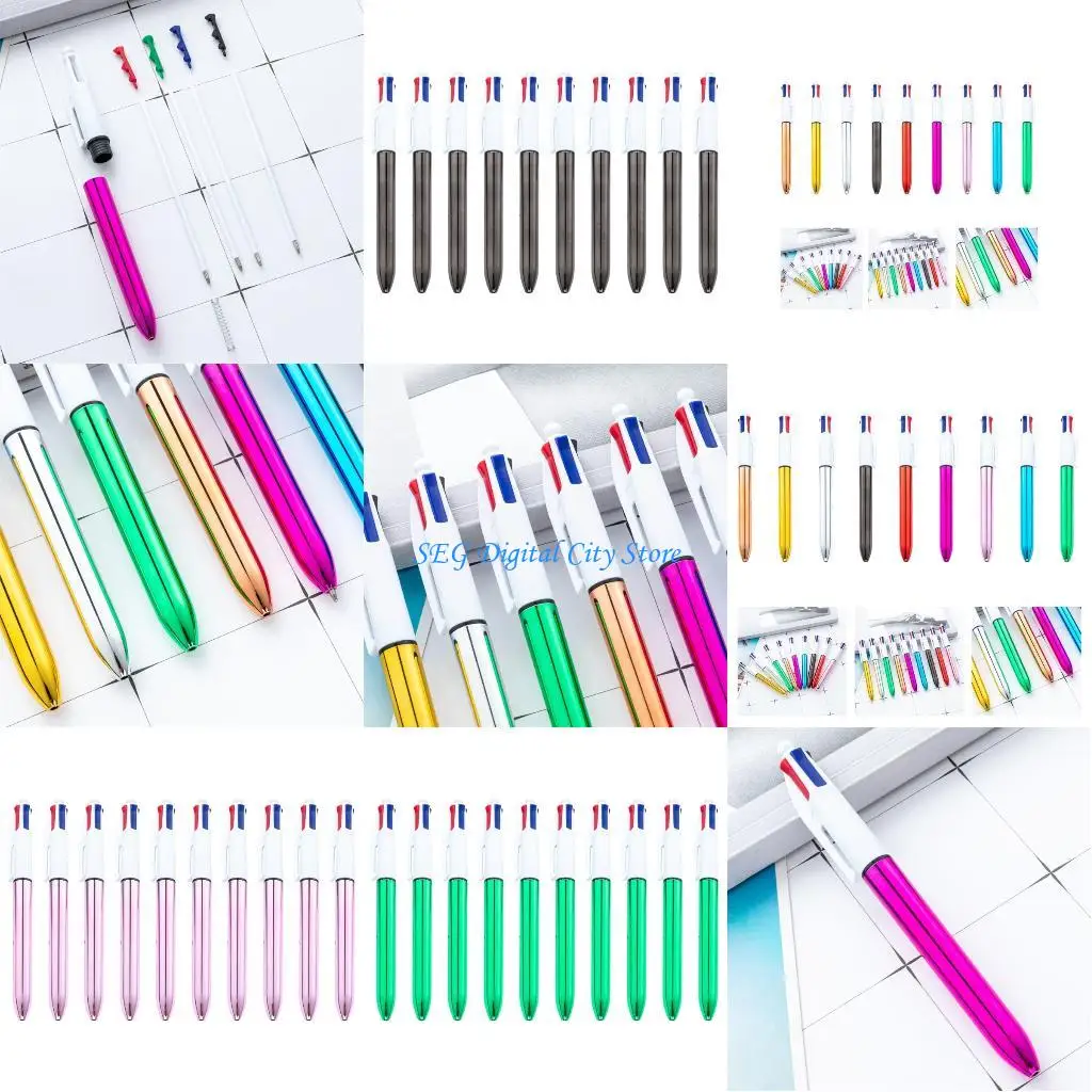 U75B Set of 10 Retractable Ballpoint Pens Set Multicoloured Writing Pens Ballpoint Pen For Efficient Writing In Office School
U75B Set of 10 Retractable Ballpoint Pens Set Multicoloured Writing Pens Ballpoint Pen For Efficient Writing In Office School