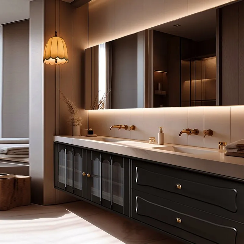 French bathroom cabinet retro rock slab light French medieval cream wind washing table face wash basin combination bathroom oak
French bathroom cabinet retro rock slab light French medieval cream wind washing table face wash basin combination bathroom oak