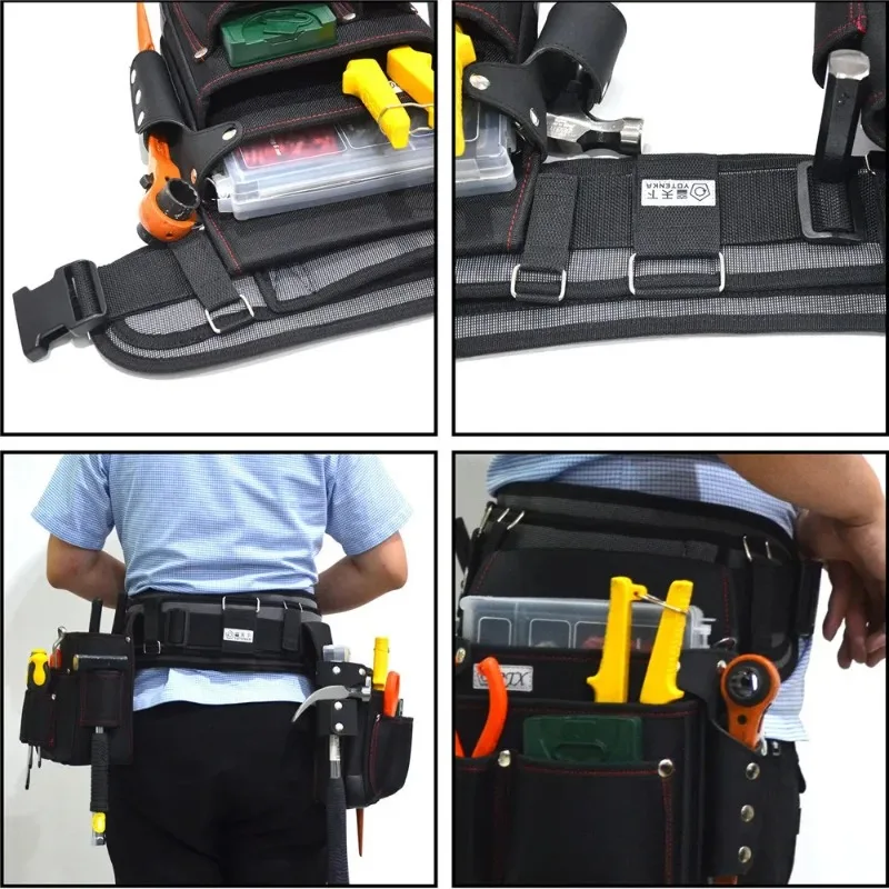 Professional Tool Belt Widened Waist Protector Suspension Belt Pouch for Electrician Carpenters Tools Hardware Accessory Board
Professional Tool Belt Widened Waist Protector Suspension Belt Pouch for Electrician Carpenters Tools Hardware Accessory Board