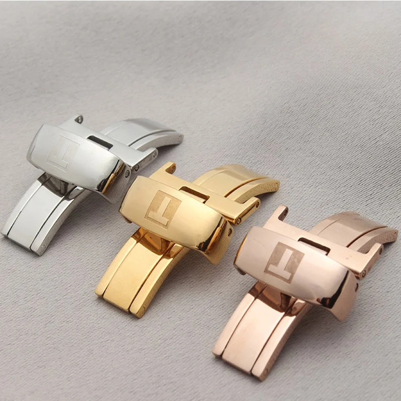 Stainless Steel folding buckle watch buckle Tisot 1853 folding buckle 10mm -20mm width Silver Gold and Rose Color
Stainless Steel folding buckle watch buckle Tisot 1853 folding buckle 10mm -20mm width Silver Gold and Rose Color