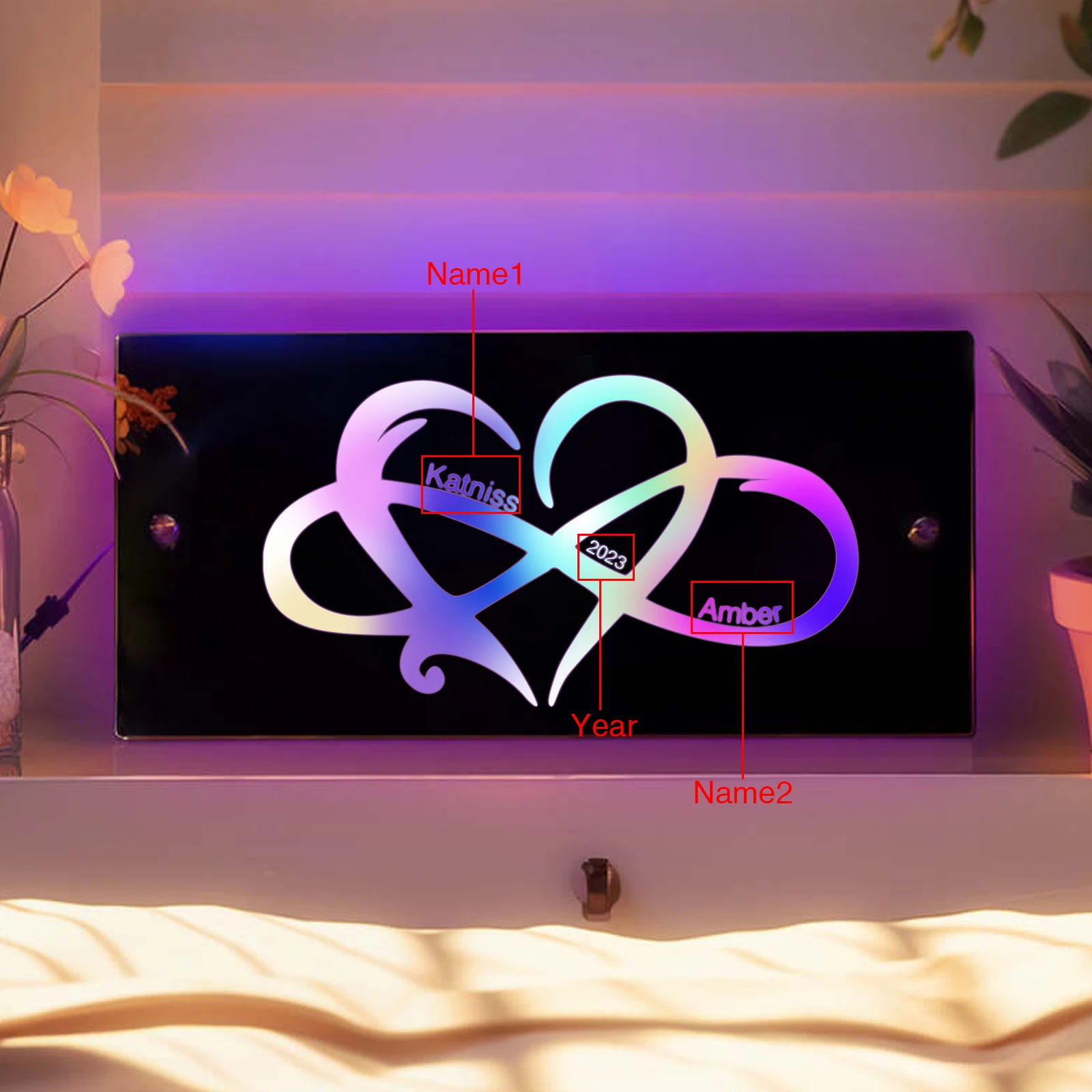 Custom Name Mirror Acrylic Personalized Name Mirror Wall Art Kids Bedroom Bedside Home Decor Anniversary Gift Room Decorations
Custom Name Mirror Acrylic Personalized Name Mirror Wall Art Kids Bedroom Bedside Home Decor Anniversary Gift Room Decorations
