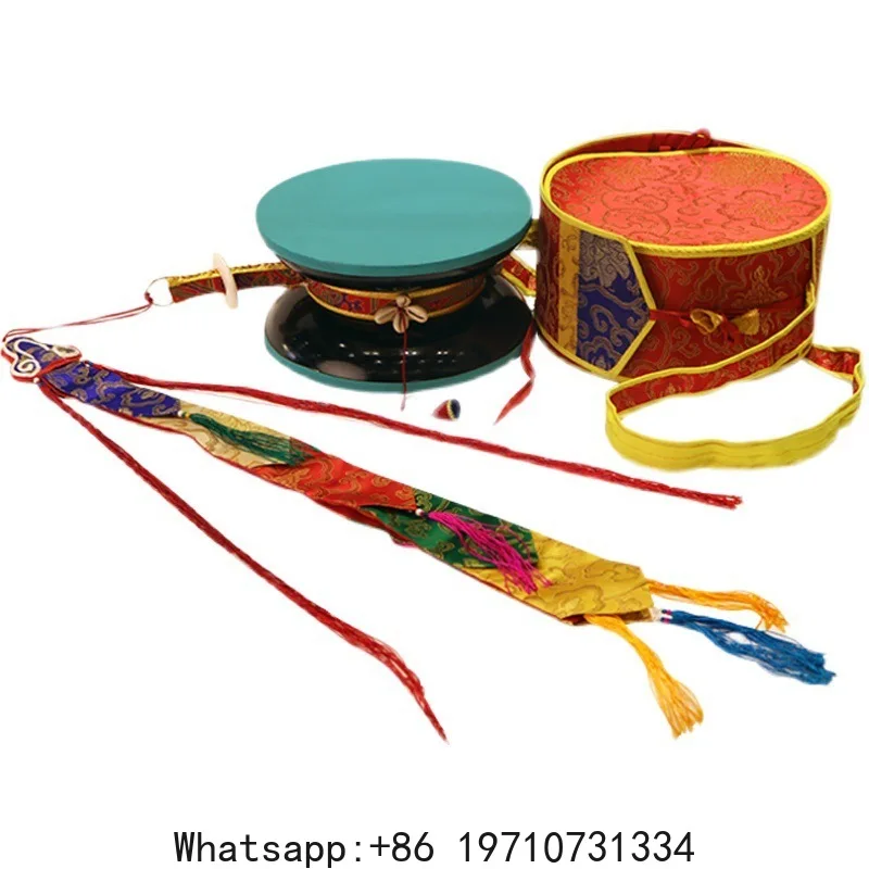 Nepal Handmade Ritual Drum Goat Skin Round Sangmu Drum with Free Bag Small Medium Large Size
Nepal Handmade Ritual Drum Goat Skin Round Sangmu Drum with Free Bag Small Medium Large Size