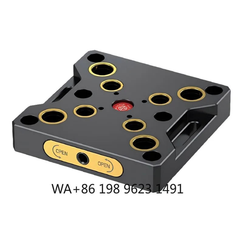 Compact Zero Point Quick Change Fixture Mini 5 Axis Vise Clamping System for Small CNC Workshop Precision Machining Workholding
Compact Zero Point Quick Change Fixture Mini 5 Axis Vise Clamping System for Small CNC Workshop Precision Machining Workholding