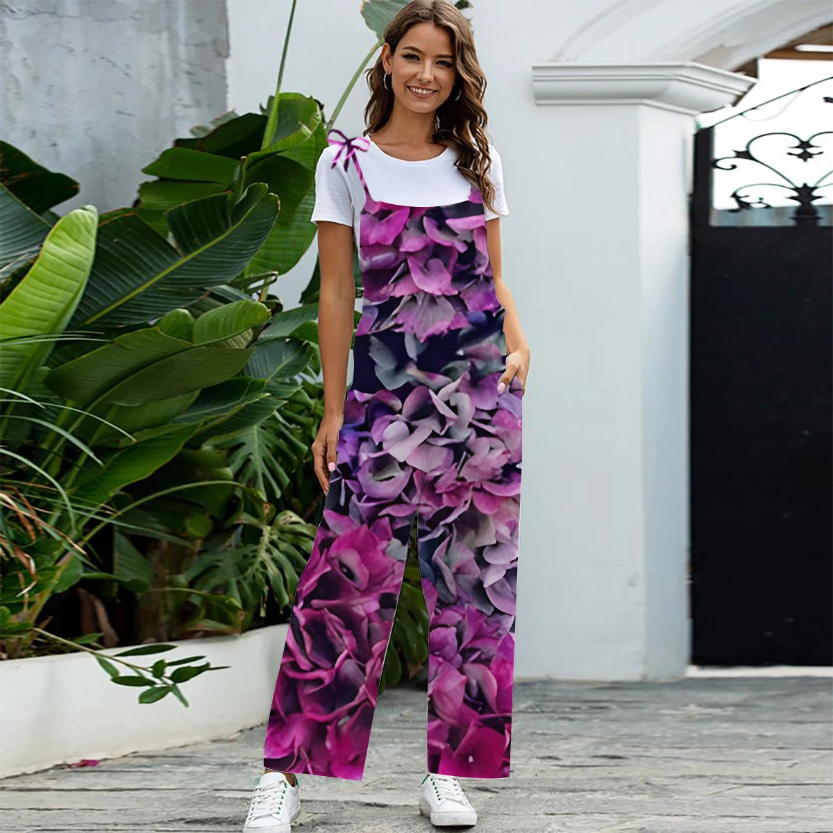 Fashionable and Casual Jumpsuit With Retro 3D Printing, Loose and Comfortable Plus Size For Women. Posey, You Want Summer Jumpsu
Fashionable and Casual Jumpsuit With Retro 3D Printing, Loose and Comfortable Plus Size For Women. Posey, You Want Summer Jumpsu