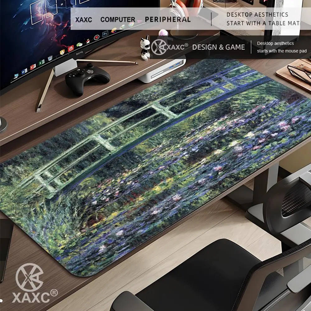Claude Monet Art XAXC Mouse Pad large keyboard mouse desk pad non-slip rubber gaming mouse pad laptop mouse carpet
Claude Monet Art XAXC Mouse Pad large keyboard mouse desk pad non-slip rubber gaming mouse pad laptop mouse carpet