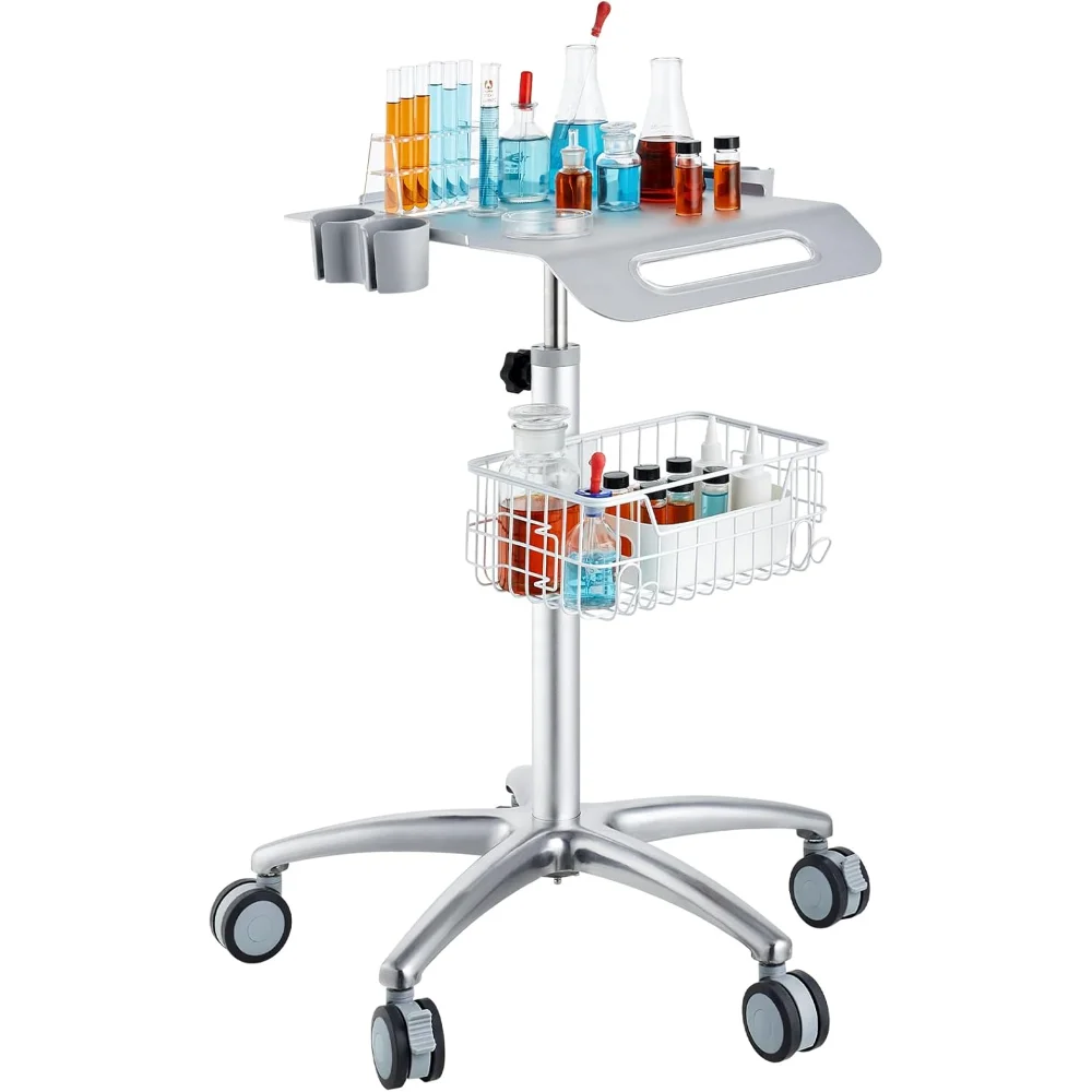 Medical Cart, Salon Cart with Wheels,Mobile Trolley Cart 26.77"-42.91" Height Adjustable, Metal Salon Stations for Hair Stylist
Medical Cart, Salon Cart with Wheels,Mobile Trolley Cart 26.77"-42.91" Height Adjustable, Metal Salon Stations for Hair Stylist