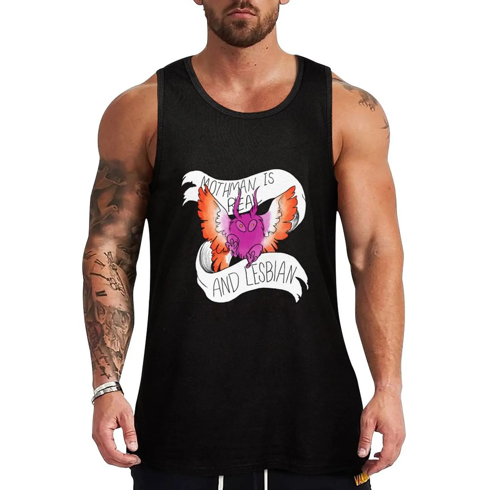 Mothman is Lesbian Tank Top Work Casual Tank Top Durable Sleeveless Top
Mothman is Lesbian Tank Top Work Casual Tank Top Durable Sleeveless Top