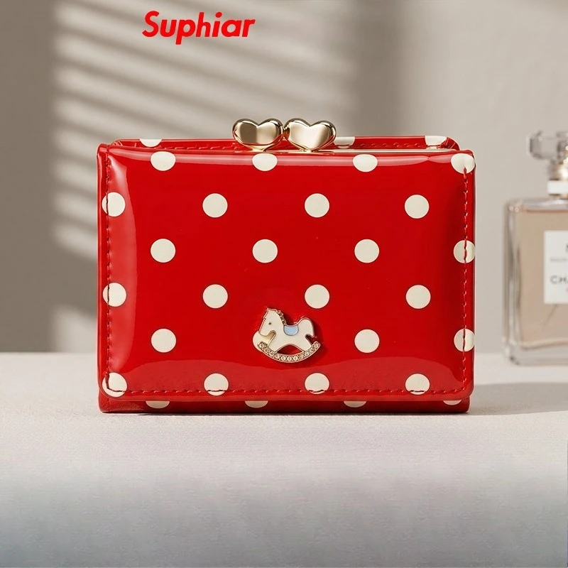 Women's Small Fold Wallet Card Holder Purse with Decorative Detail Daily Accessories
Women's Small Fold Wallet Card Holder Purse with Decorative Detail Daily Accessories