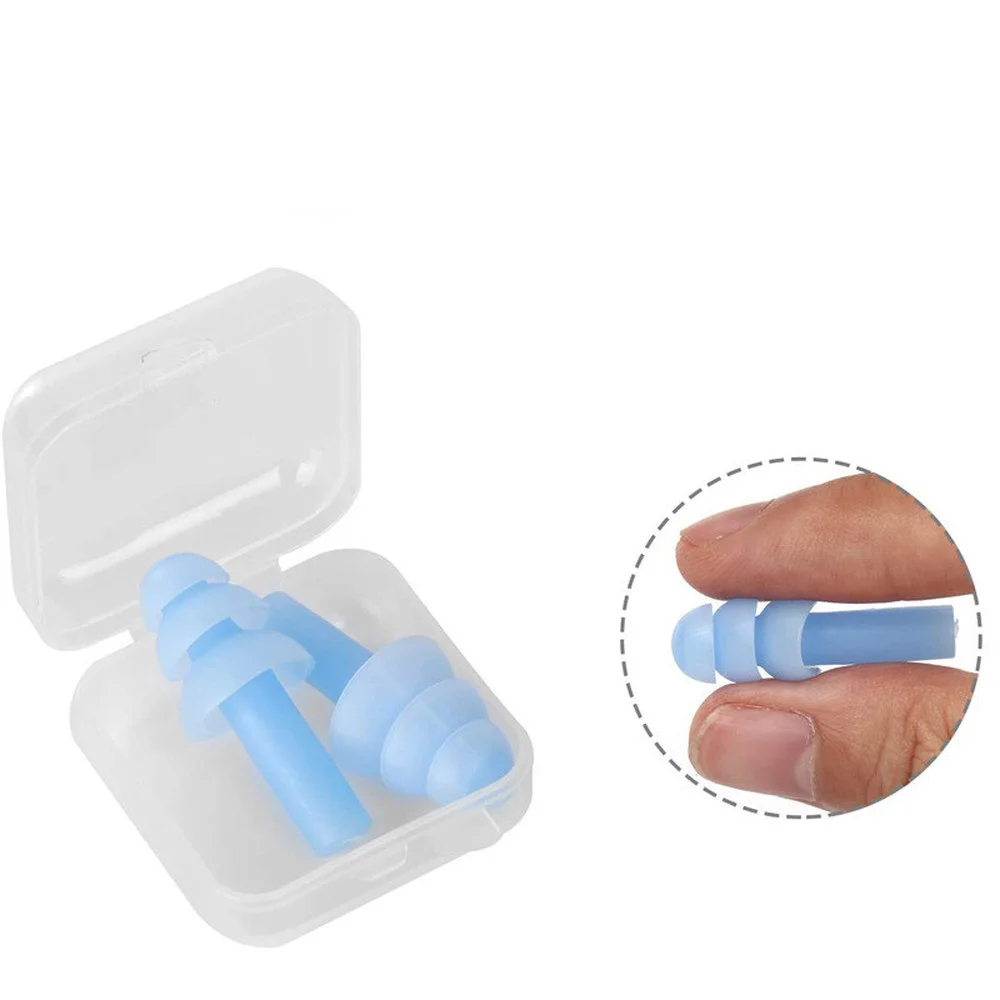 1 Pair Silicone Ear Plug for Swimming Sound Insulation Ear Protection Shield Earplugs Sleeping Anti-Noise Noise Reduction Plugs
1 Pair Silicone Ear Plug for Swimming Sound Insulation Ear Protection Shield Earplugs Sleeping Anti-Noise Noise Reduction Plugs