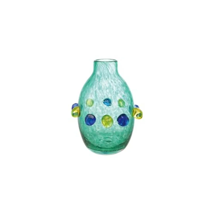 Hand-Blown Glass Vase with Raised Dots
Hand-Blown Glass Vase with Raised Dots