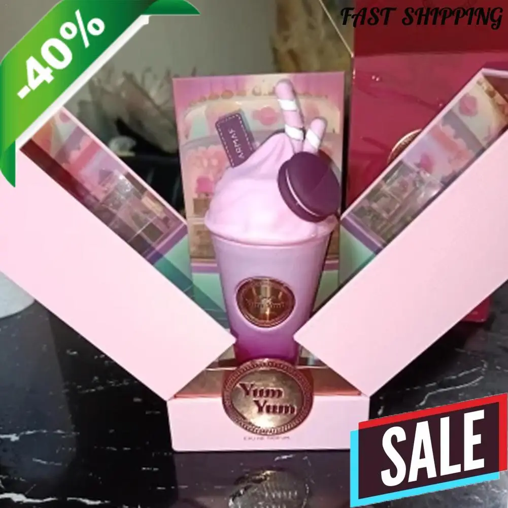 Armaf Delights Yum Yum Ice Cream Perfume Gelato Eau De Parfum Natural Spray Vaporisateur 100ML Brand New Packing Women Parfum
Armaf Delights Yum Yum Ice Cream Perfume Gelato Eau De Parfum Natural Spray Vaporisateur 100ML Brand New Packing Women Parfum