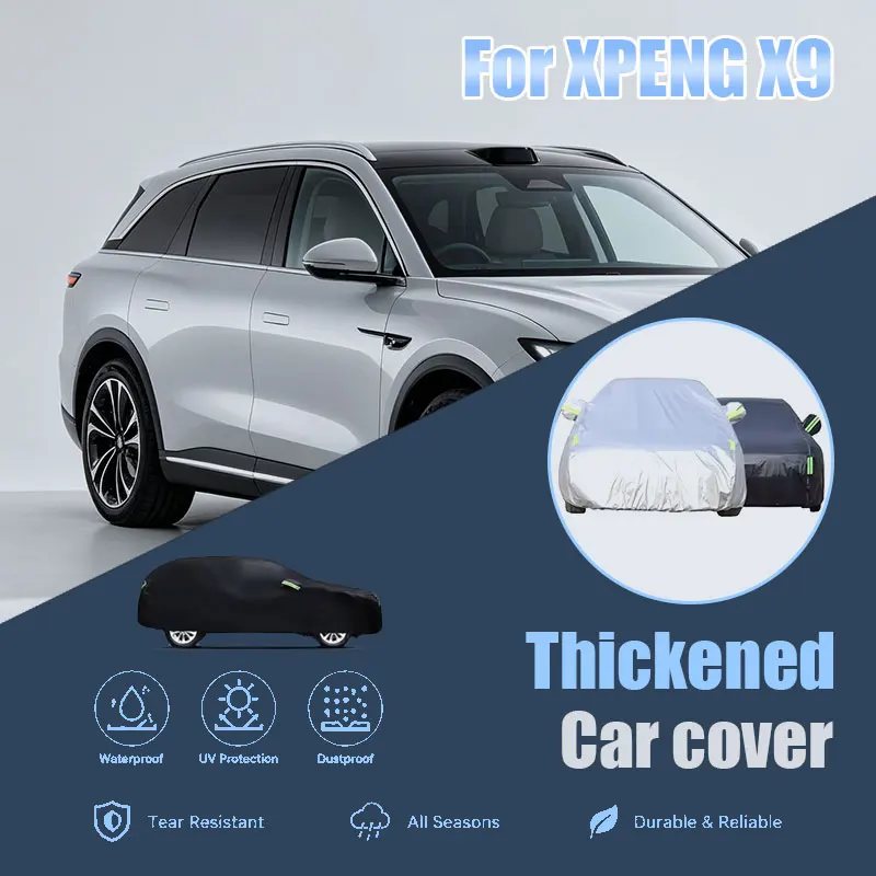 For XPENG X9 Full Car Cover Side Zipper Waterproof Dustproof Sun Shield Outdoor Universal Fit Exterior Accessories
For XPENG X9 Full Car Cover Side Zipper Waterproof Dustproof Sun Shield Outdoor Universal Fit Exterior Accessories